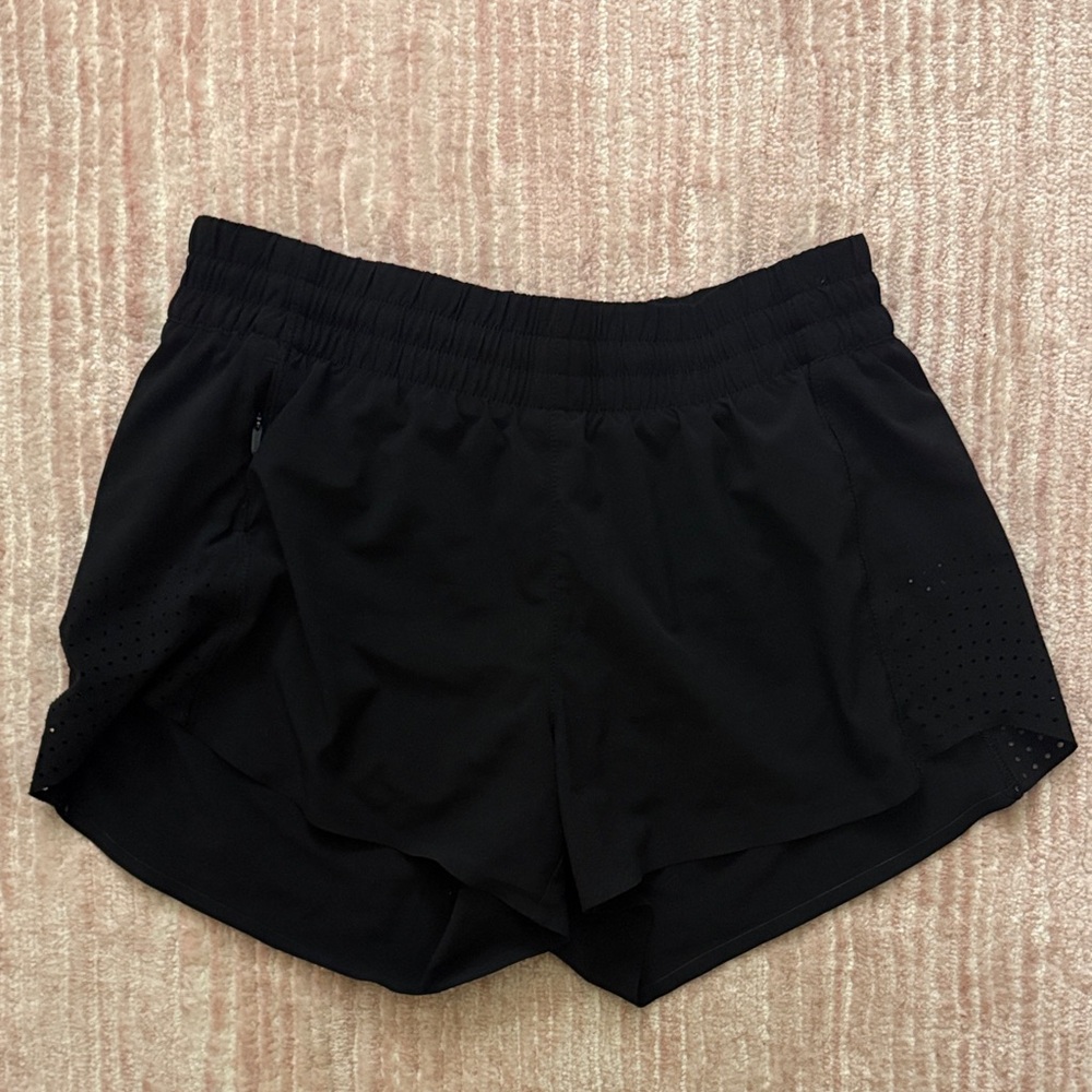 Women’s Black Athletic Running Shorts
